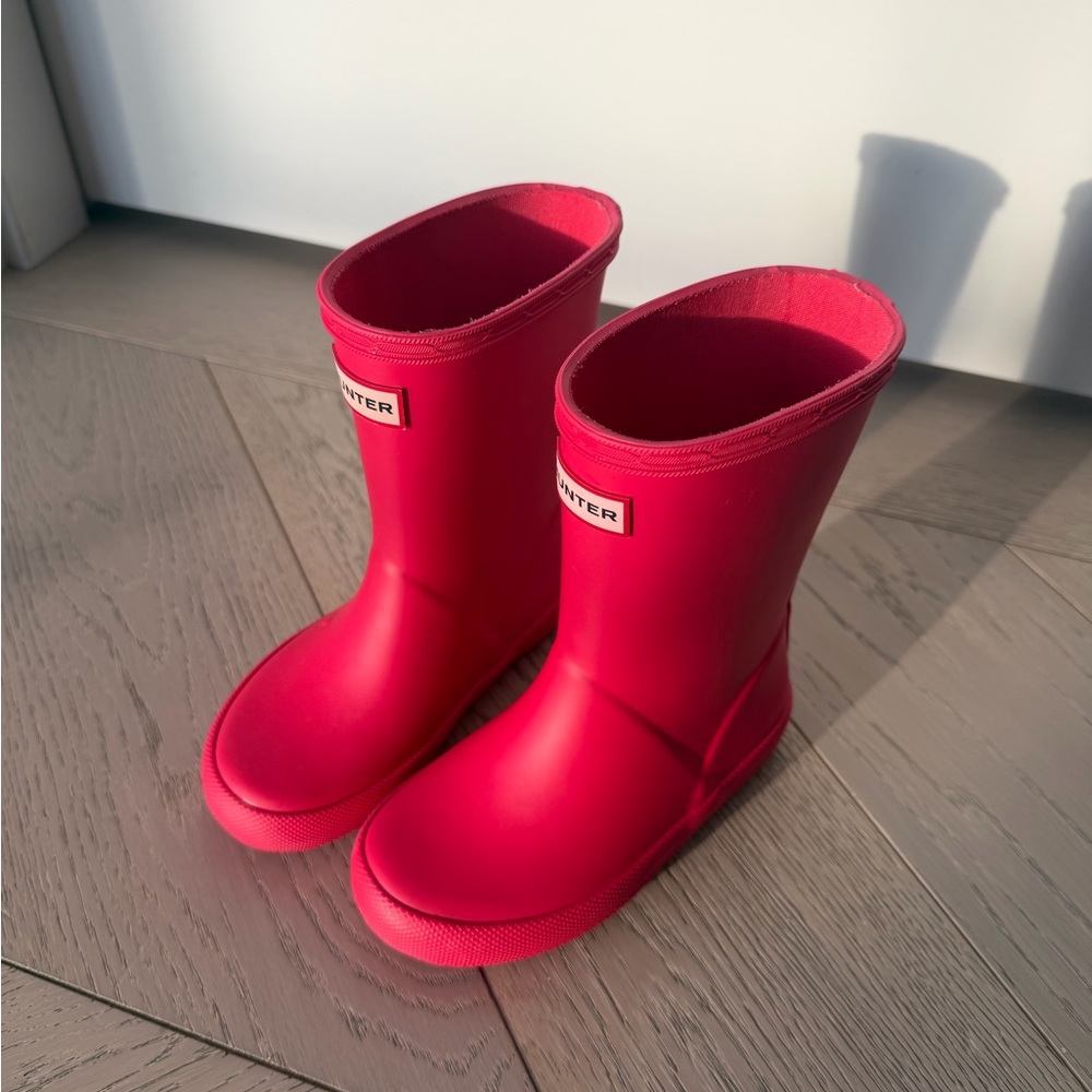 Hunter Bold Red Waterproof Boots
